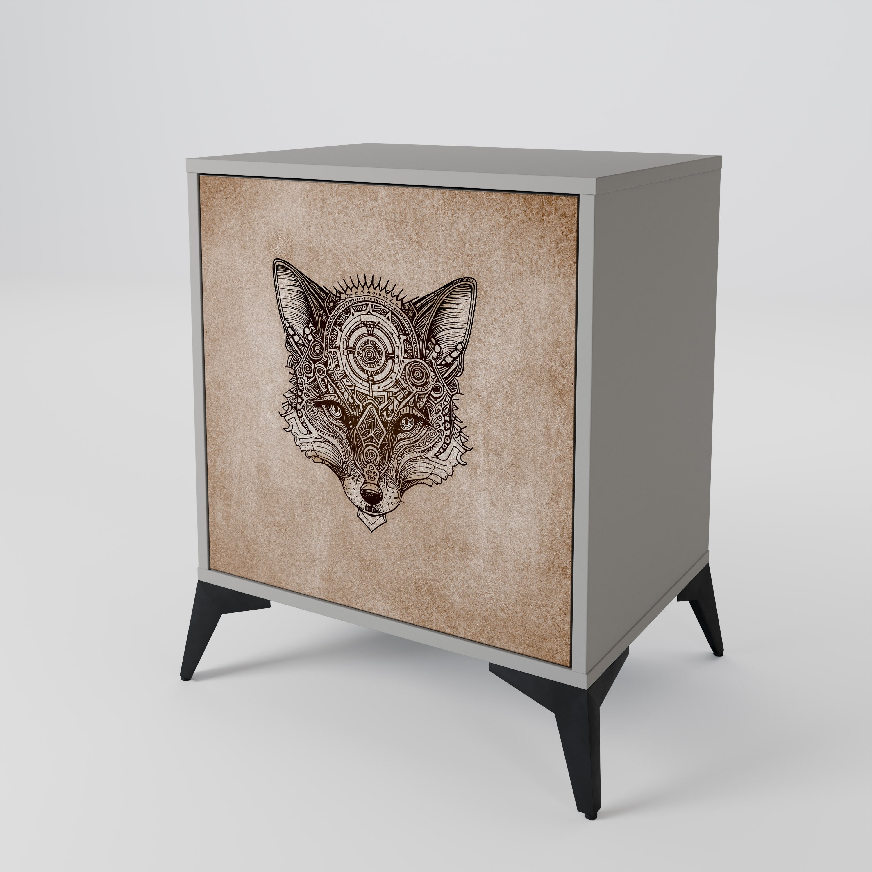 STEAMPUNK CLAN 1-Door Sideboard