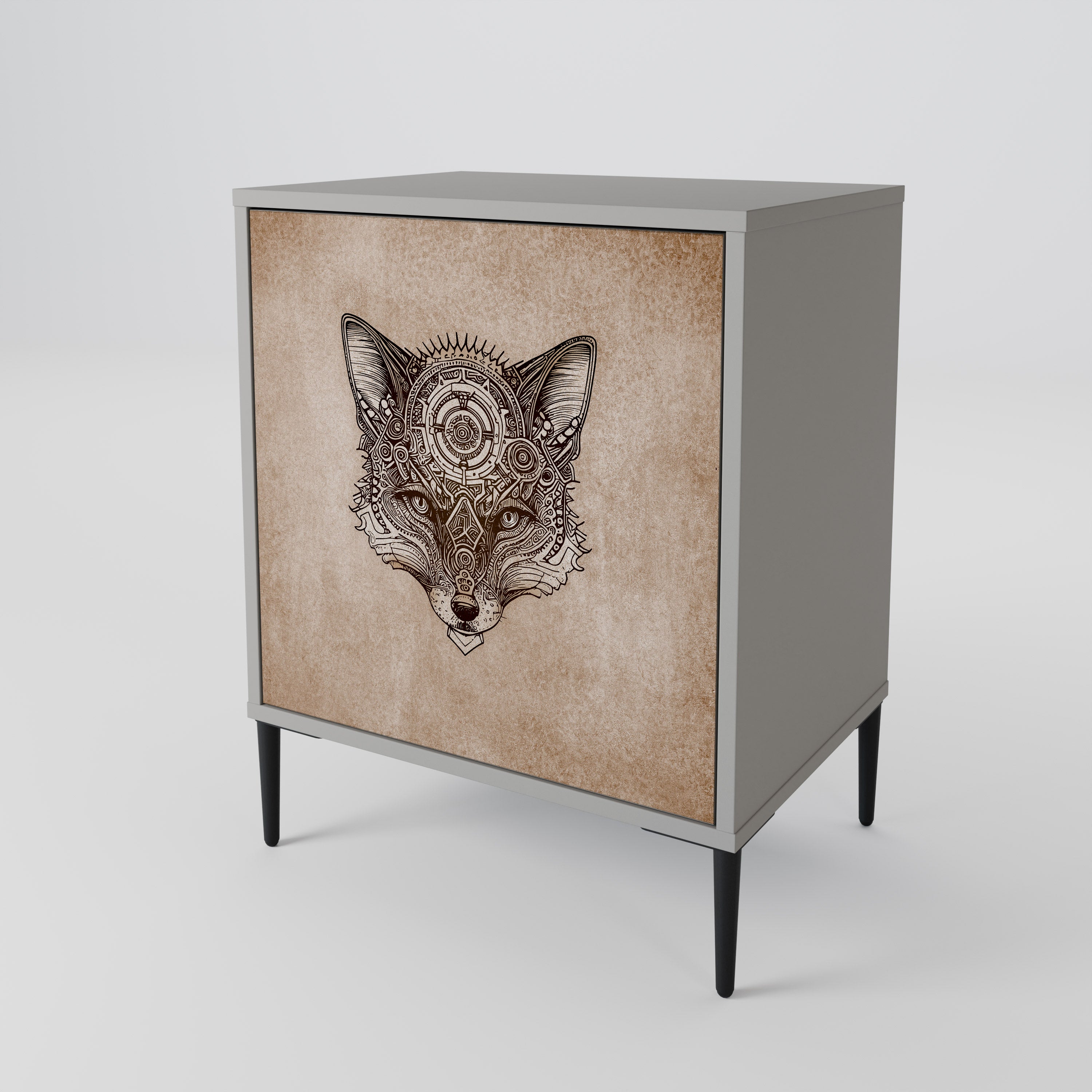 STEAMPUNK CLAN 1-Door Sideboard