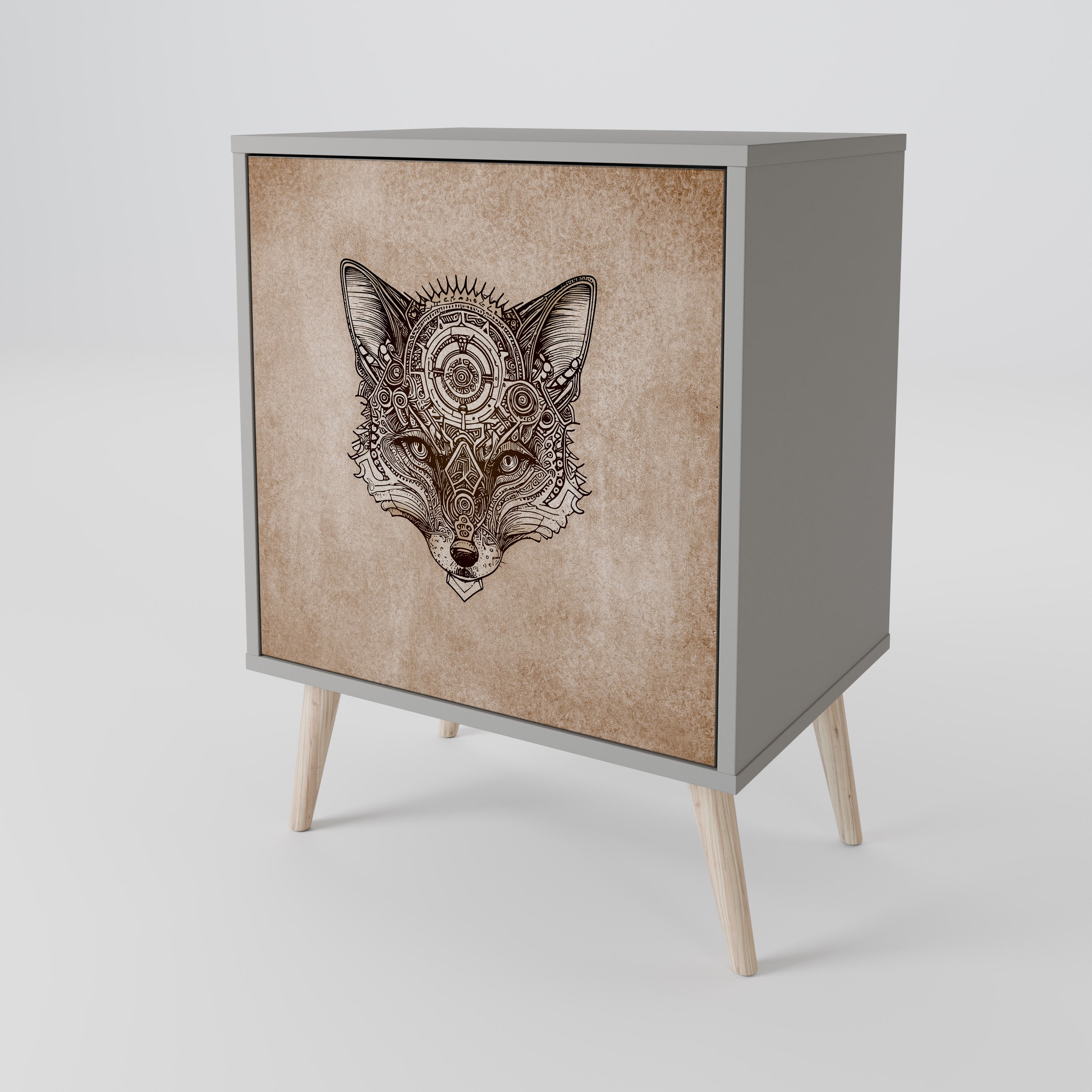 STEAMPUNK CLAN 1-Door Sideboard