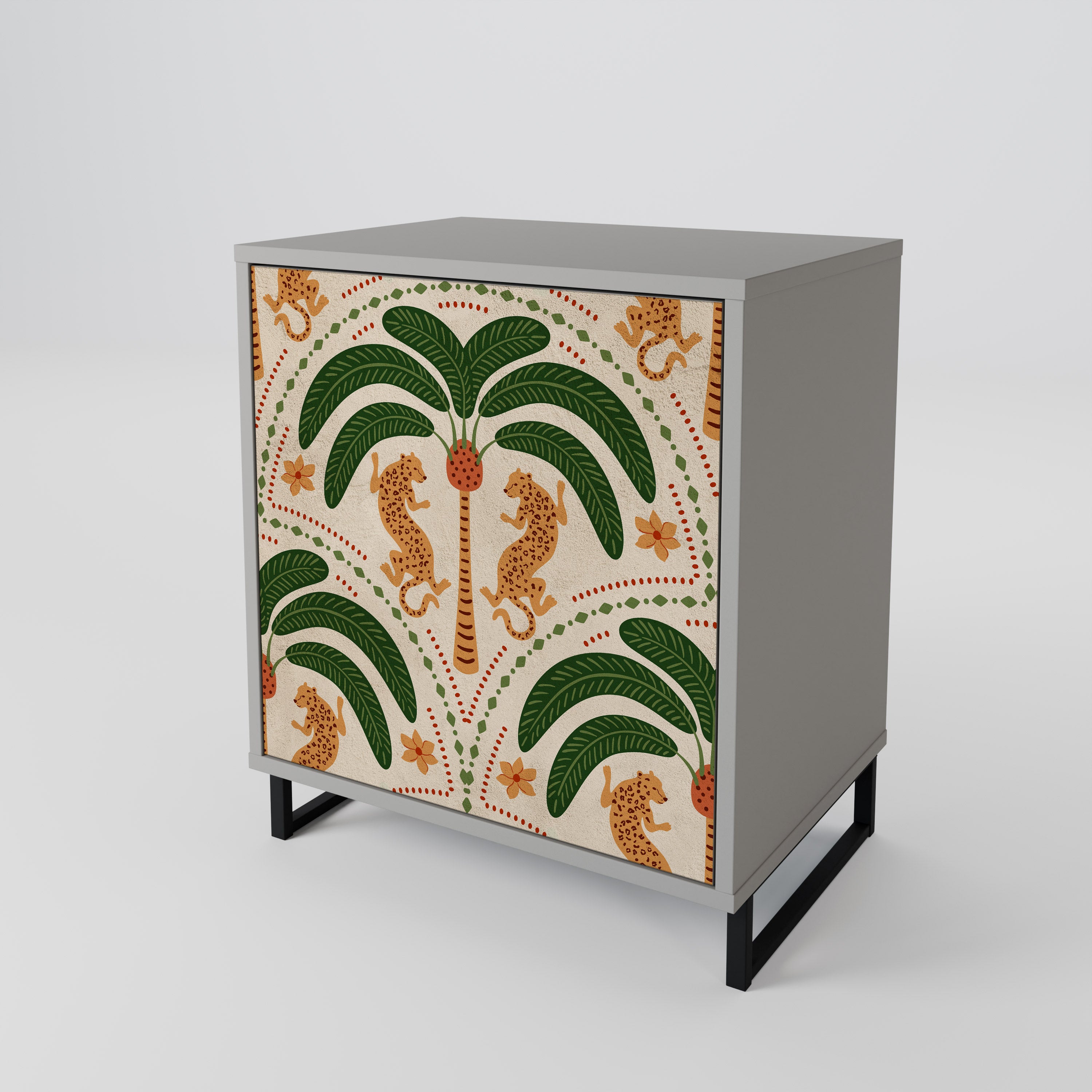 DANCING PREDATORS 1-Door Sideboard