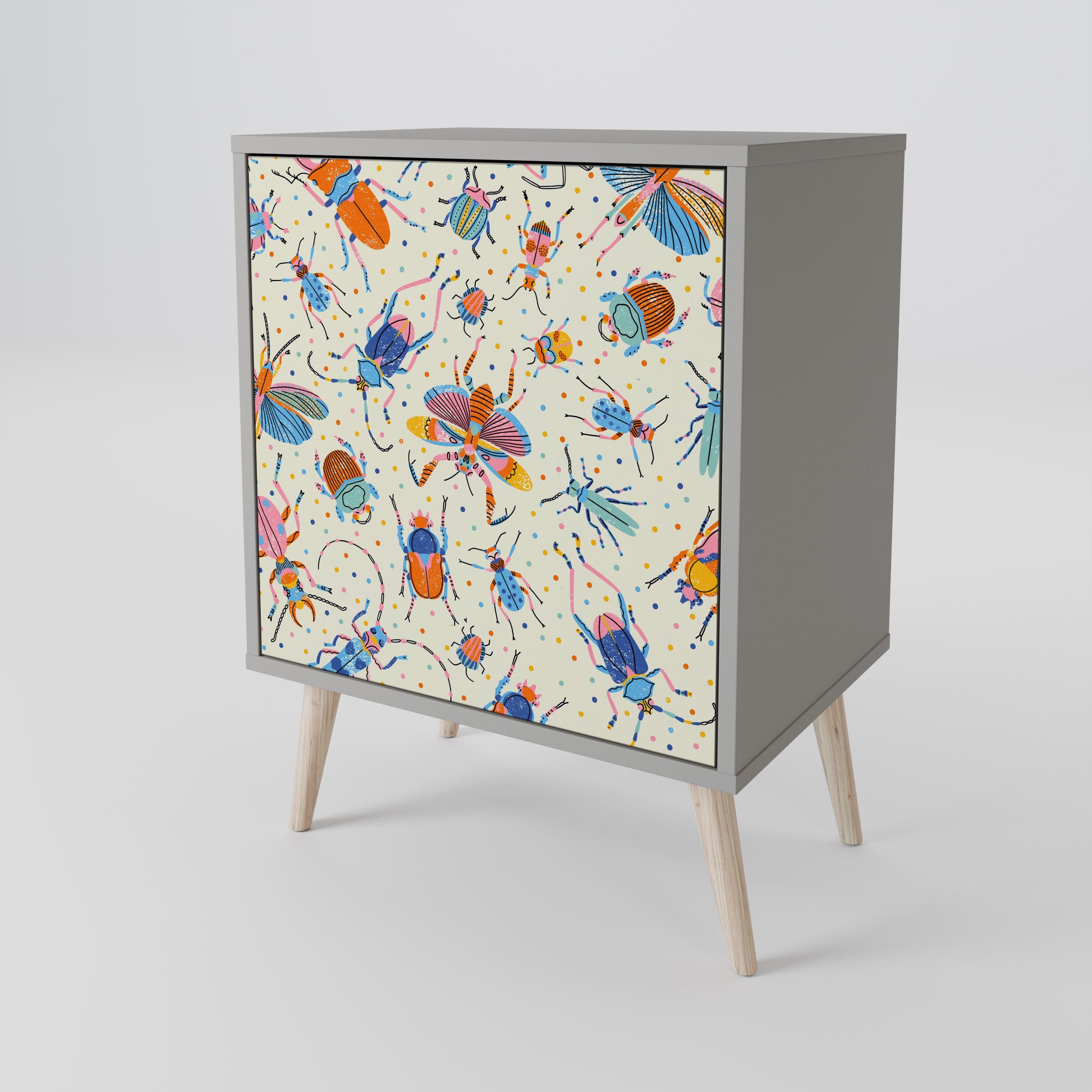 COLORFUL INSECTS 1-Door Sideboard