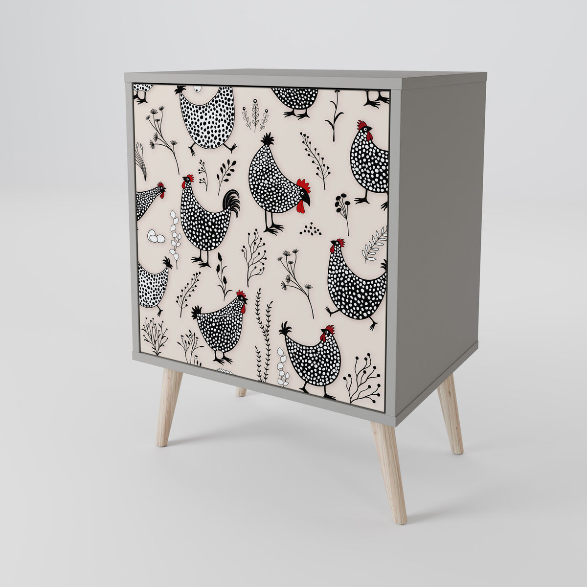 HAPPY HENS Μπουφές 1-θύρας