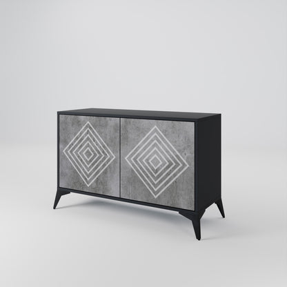POLYGONAL ARTISTRY Μπουφές 2-θυρών