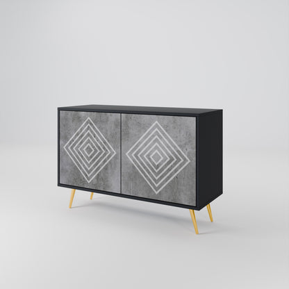 POLYGONAL ARTISTRY Μπουφές 2-θυρών