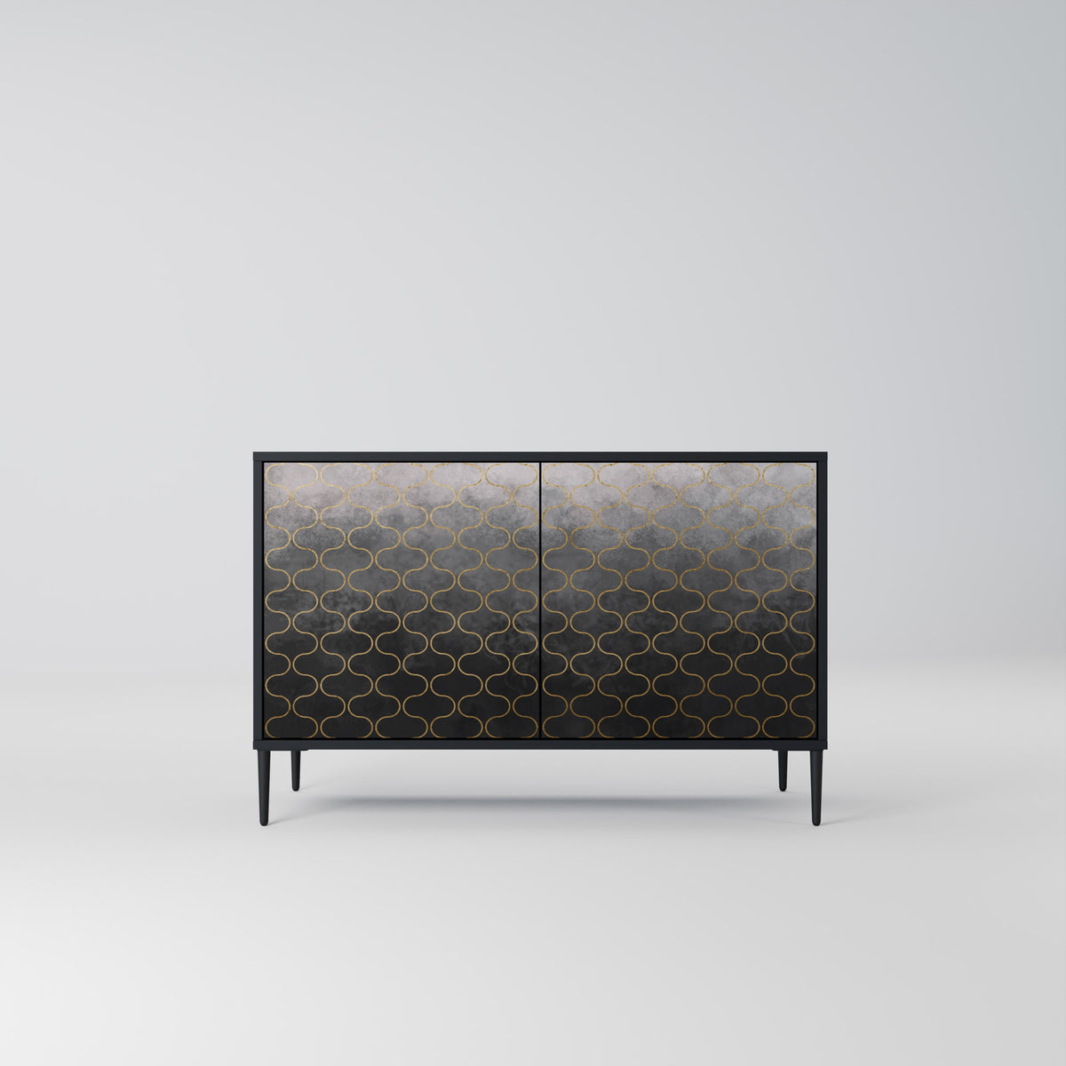 TESSELATED GRAYISH Μπουφές 2-θυρών