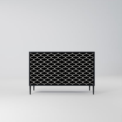 TESSELATED BLACKNESS Μπουφές 2-θυρών