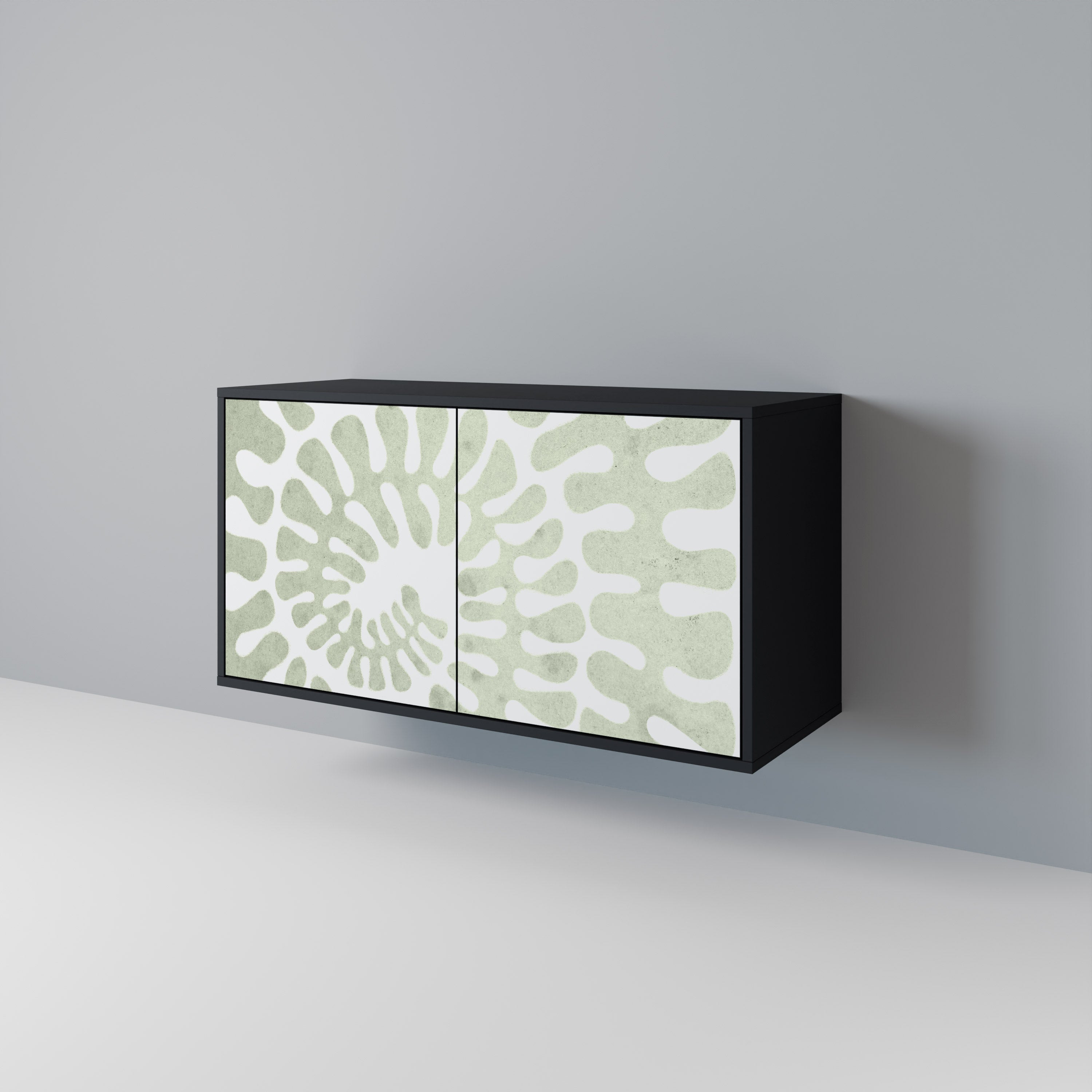 HELIX DANCE 2-Door Sideboard in Black Finish