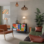 GEOMETRIC GLIMMER 2-Door Sideboard