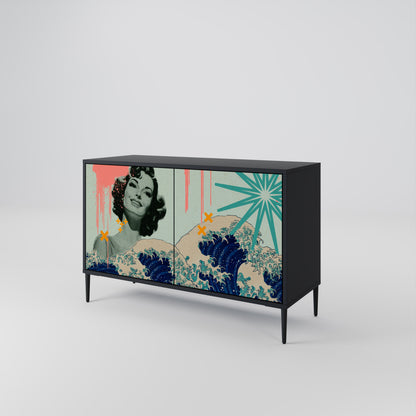 KANAGAWA BEAUTY Μπουφές 2-θυρών