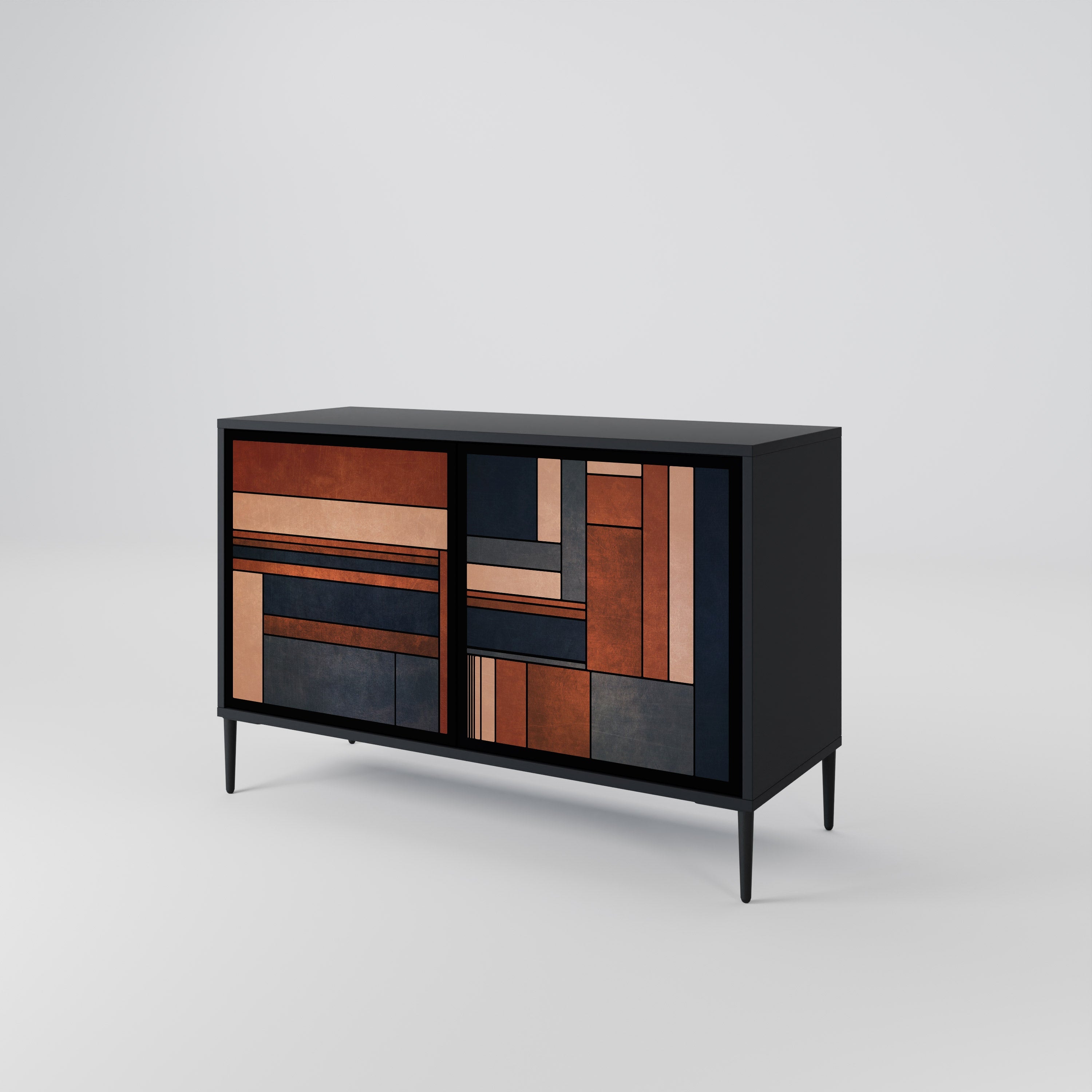INTREPID FORMATION 2-Door Sideboard in Black Finish