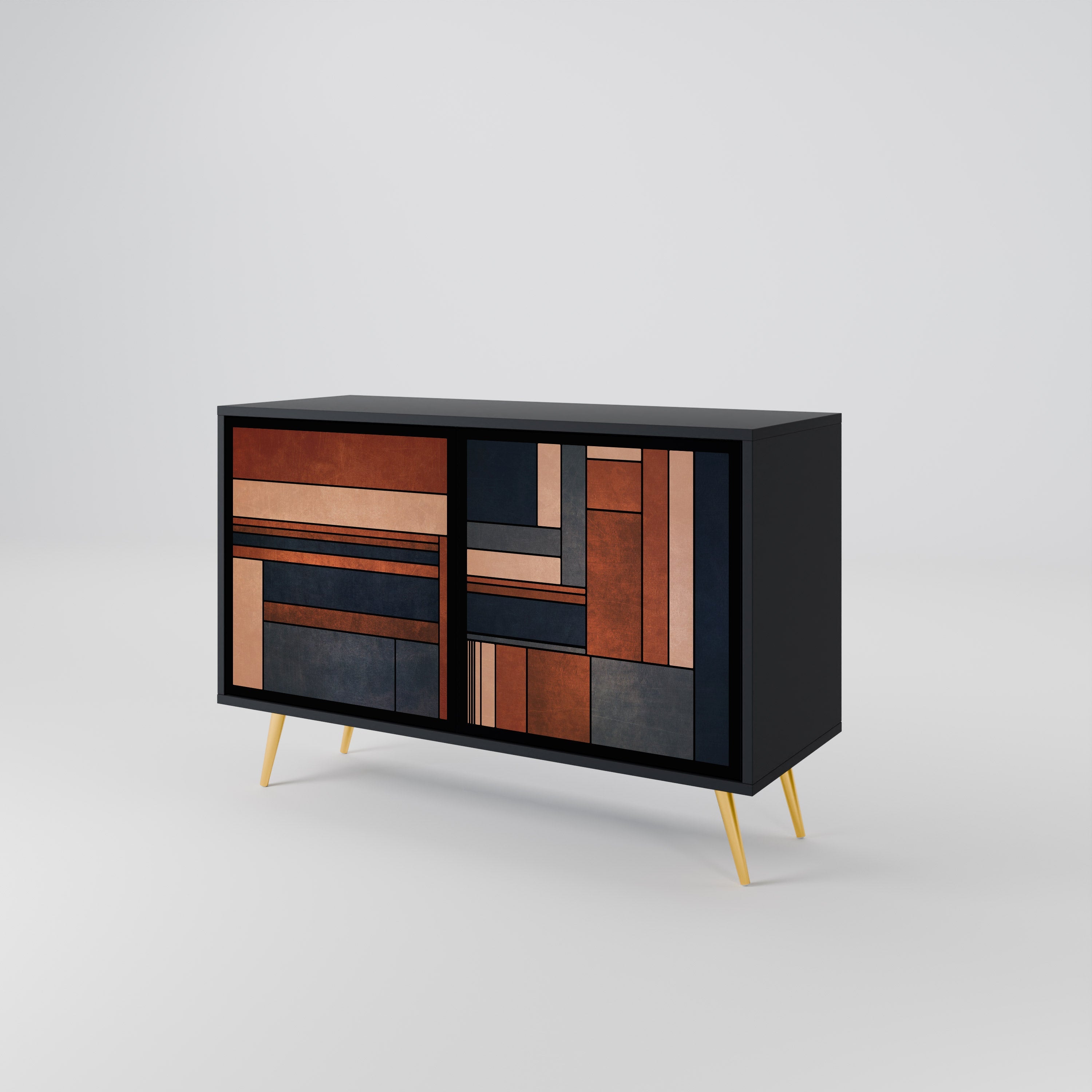 INTREPID FORMATION 2-Door Sideboard in Black Finish