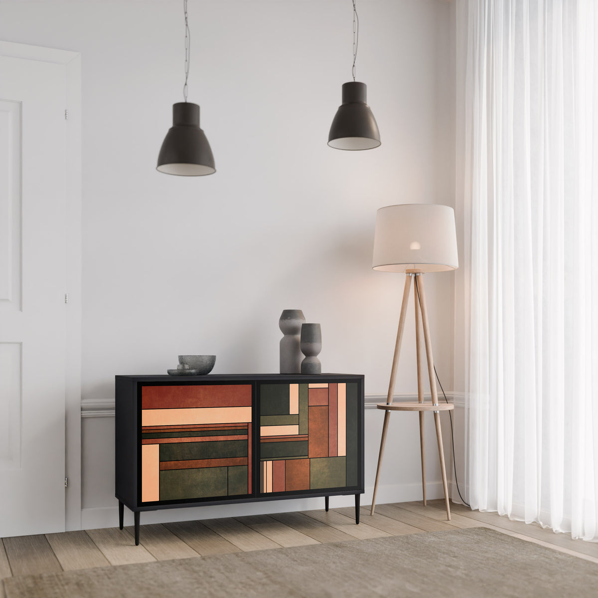 FIGURES OF NATURE 2-Door Sideboard