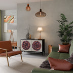 BROWN CIRCLES 2-Door Sideboard