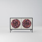 BROWN CIRCLES 2-Door Sideboard