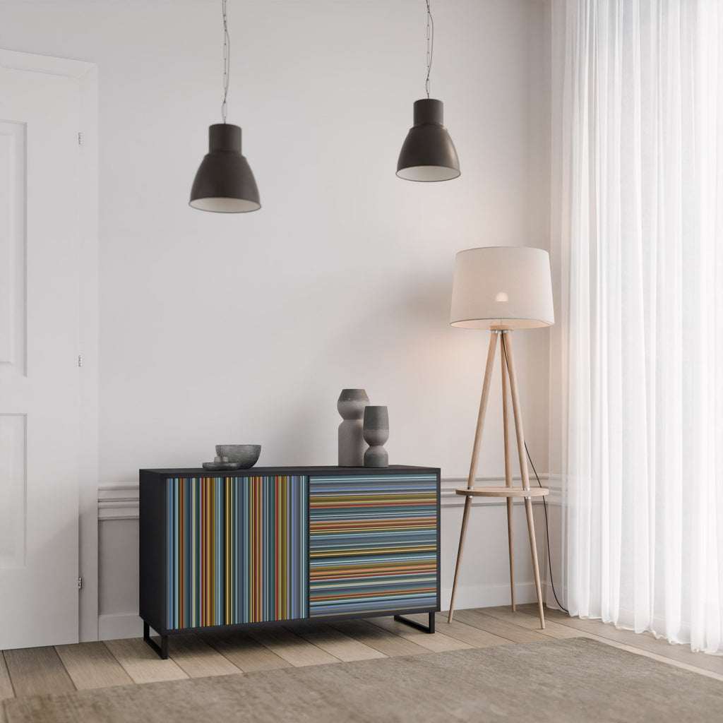 LINEOUT SPECTRUM 2-Door Sideboard in Black Finish
