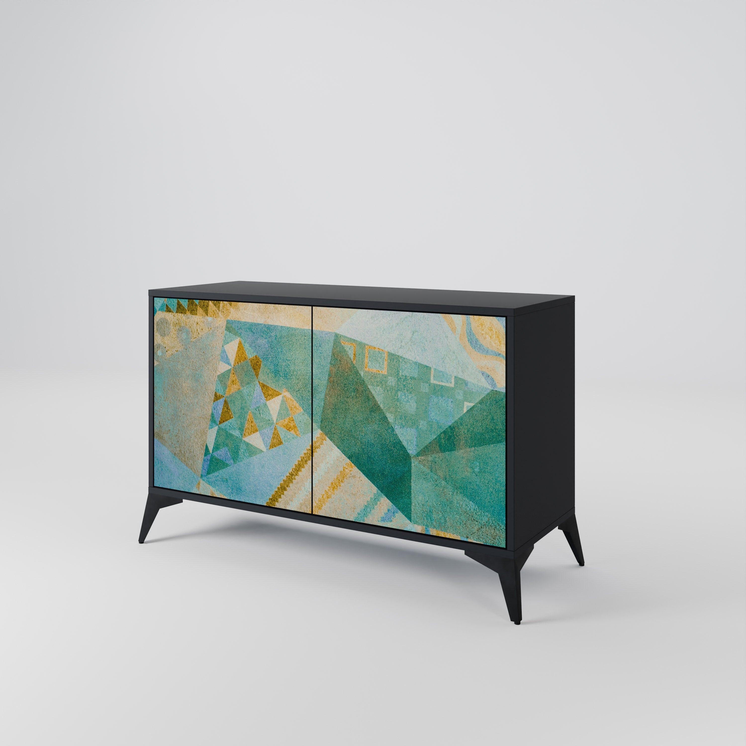 SPECTRUM SPLENDOR 2-Door Sideboard in Black Finish