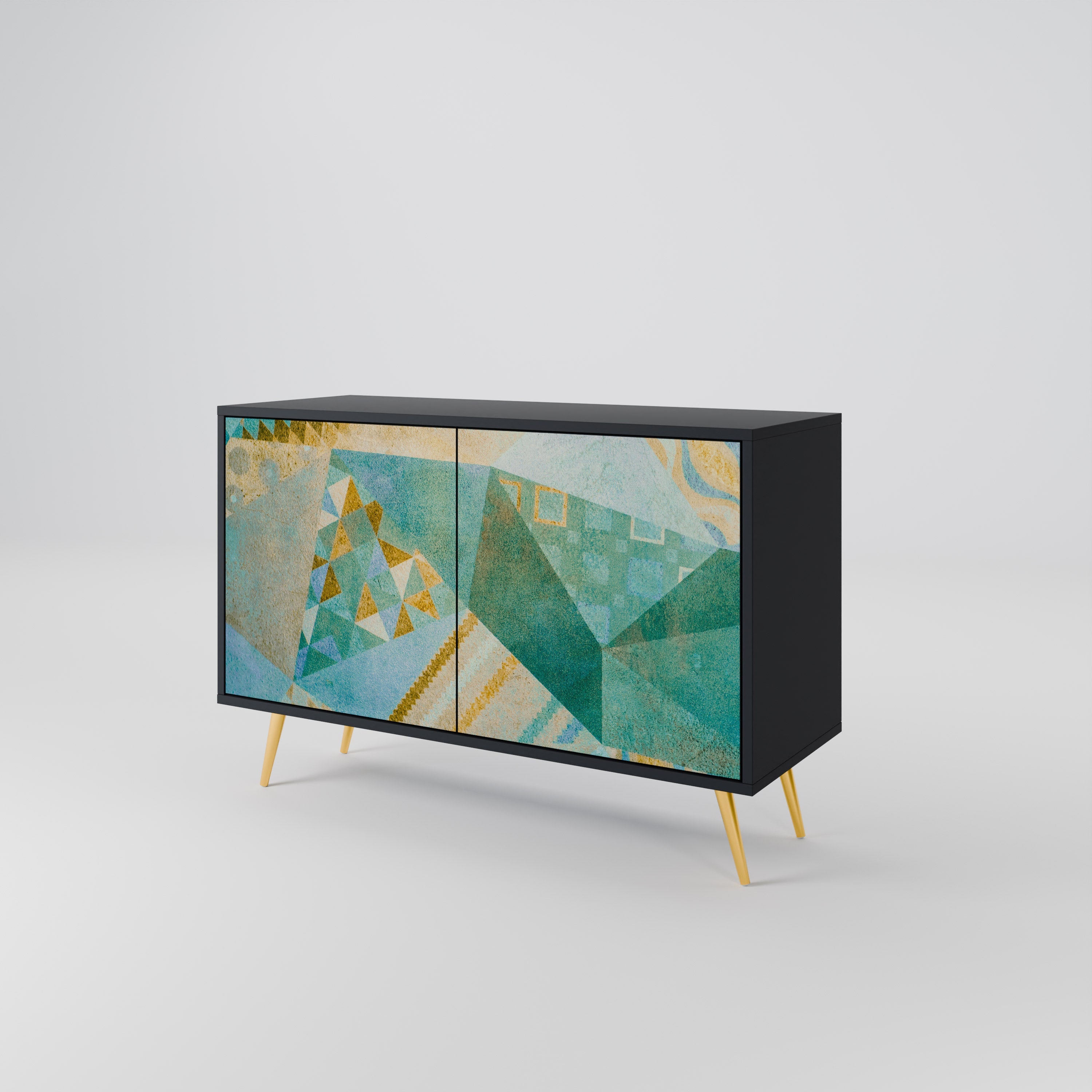 SPECTRUM SPLENDOR 2-Door Sideboard in Black Finish