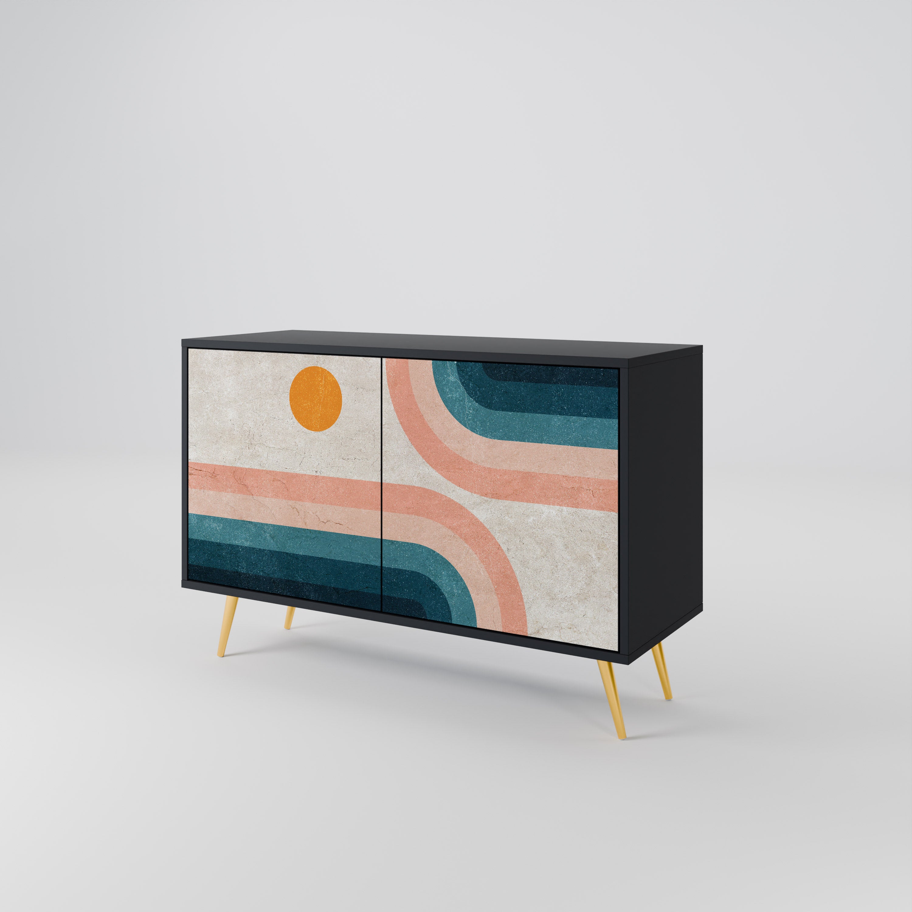 TWO HALVES Μπουφές 2-θυρών