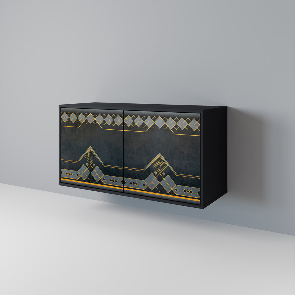 ROYAL ORDINARINESS 2-Door Sideboard in Black Finish