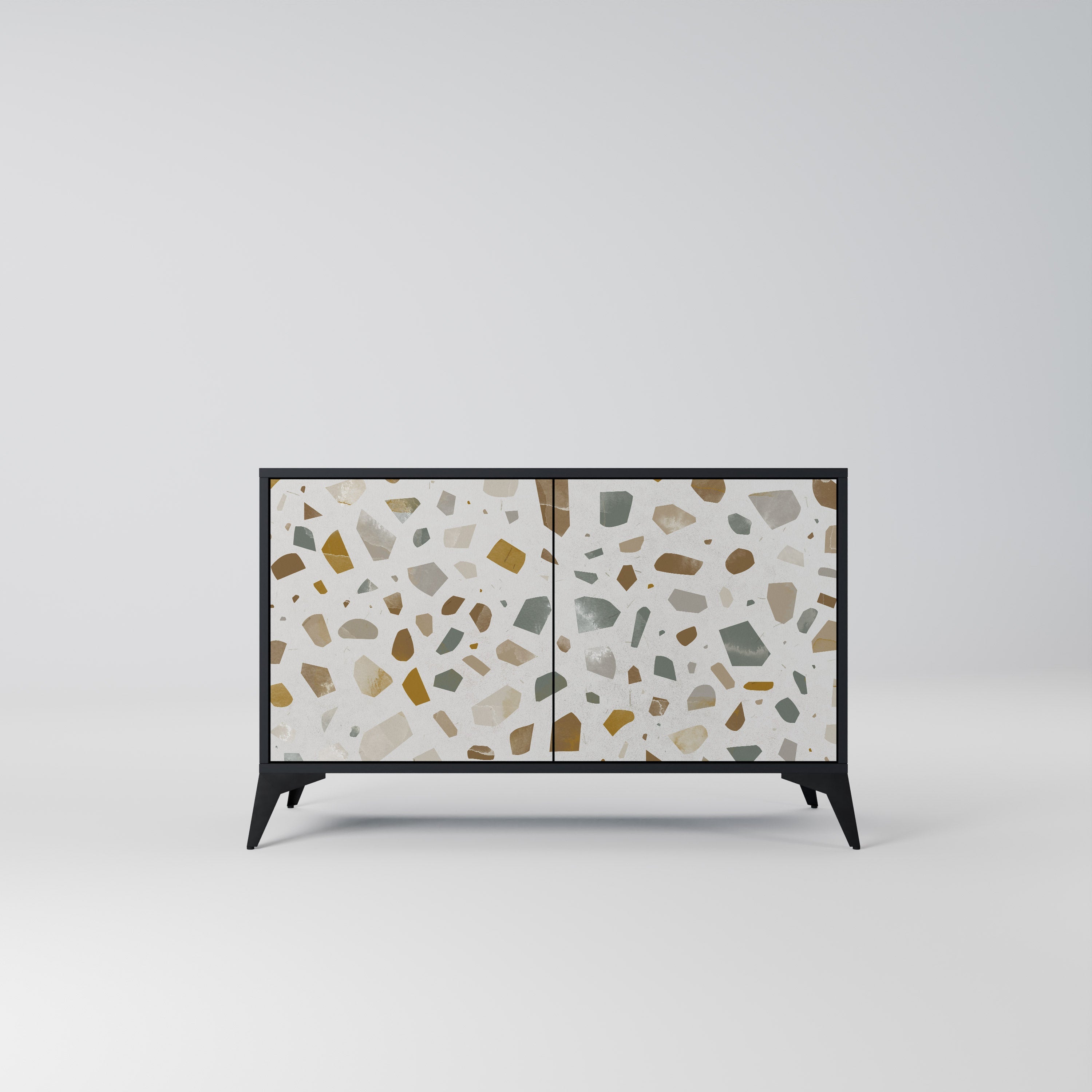 PIECES OF TOMORROW 2-Door Sideboard in Black Finish