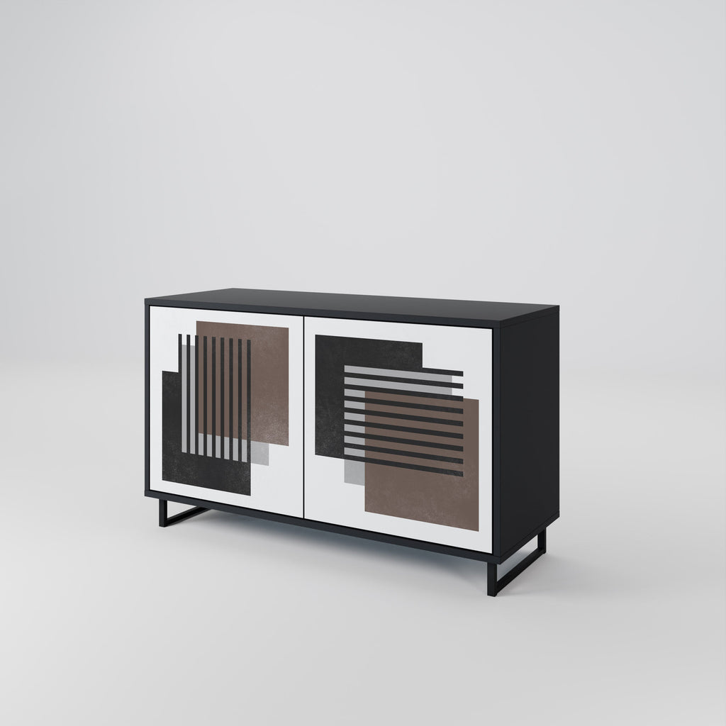 SHADOW SYNCHRONY 2-Door Sideboard in Black Finish