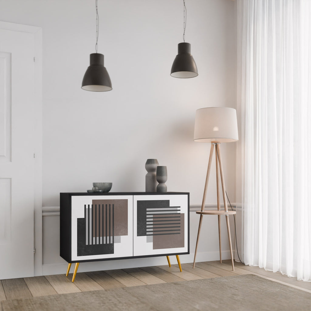 SHADOW SYNCHRONY 2-Door Sideboard in Black Finish