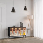 COLORFUL STRINGS 2-Door Sideboard