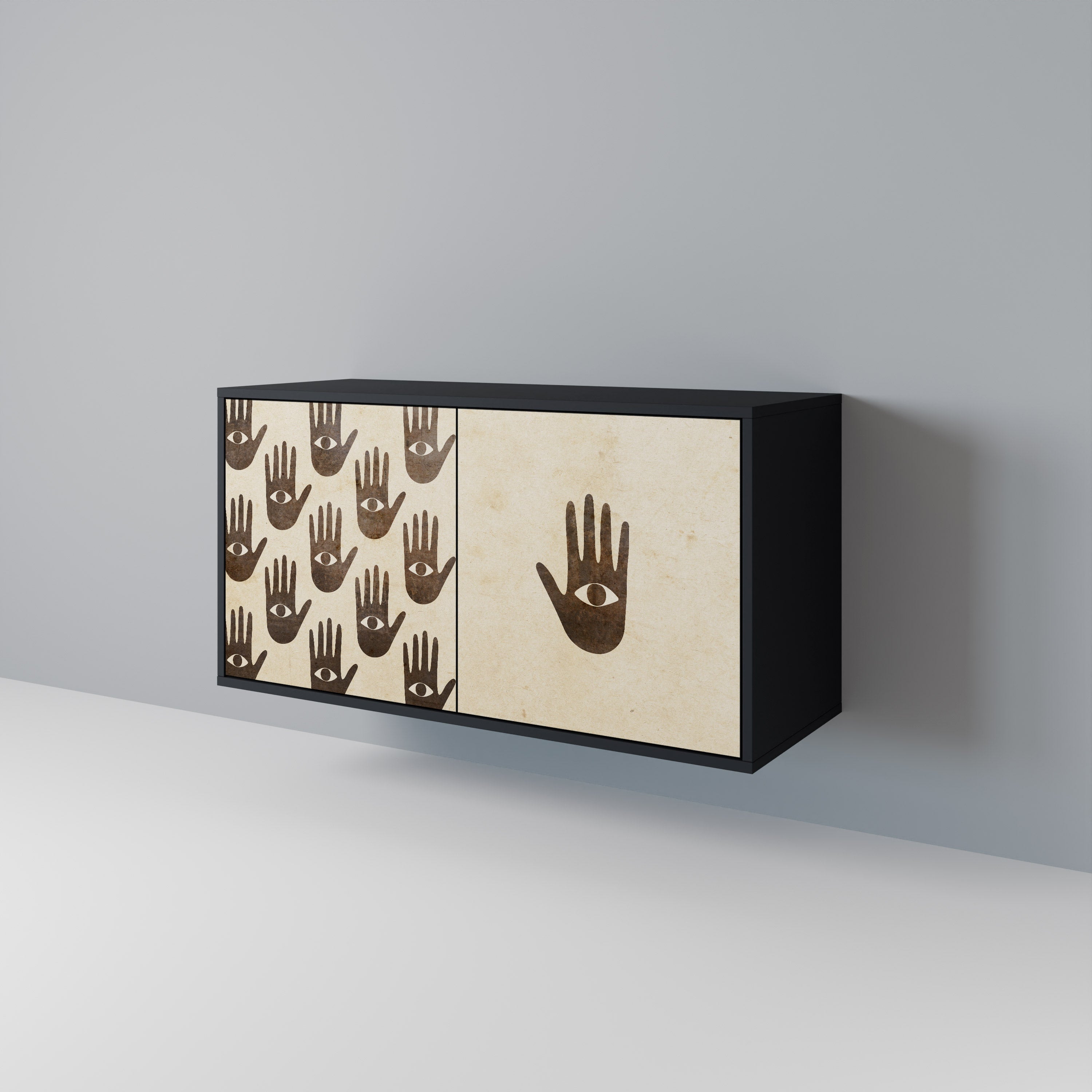 SEE MORE 2-Door Sideboard in Black Finish