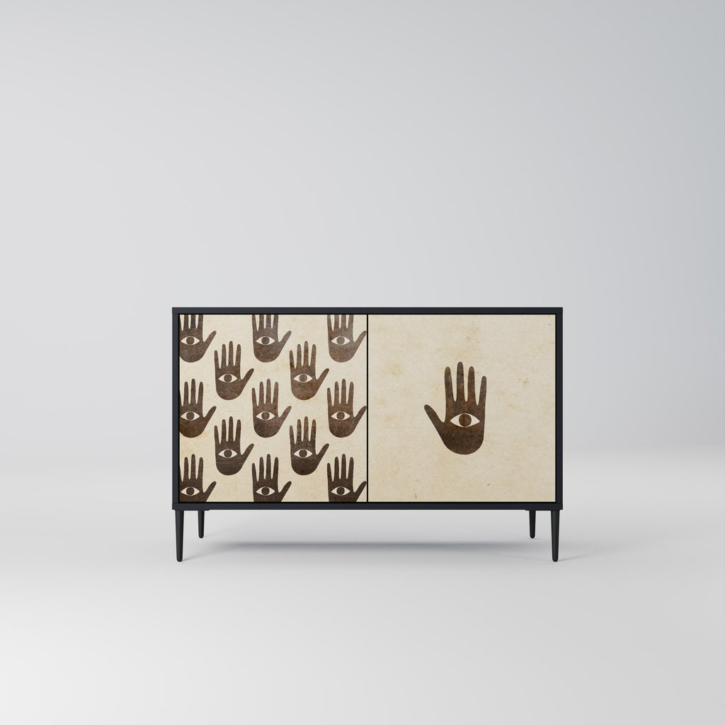 SEE MORE 2-Door Sideboard in Black Finish