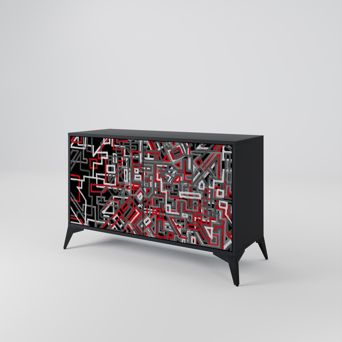 BROKEN LINES 2-Door Sideboard