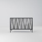 SOLID ZIG ZAG 2-Door Sideboard