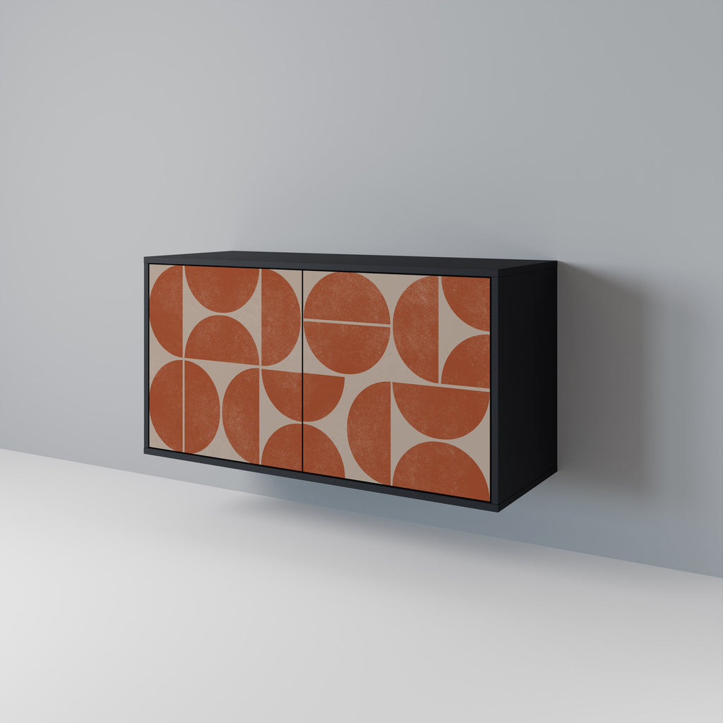 REPETITION COMPULSION 2-Door Sideboard in Black Finish