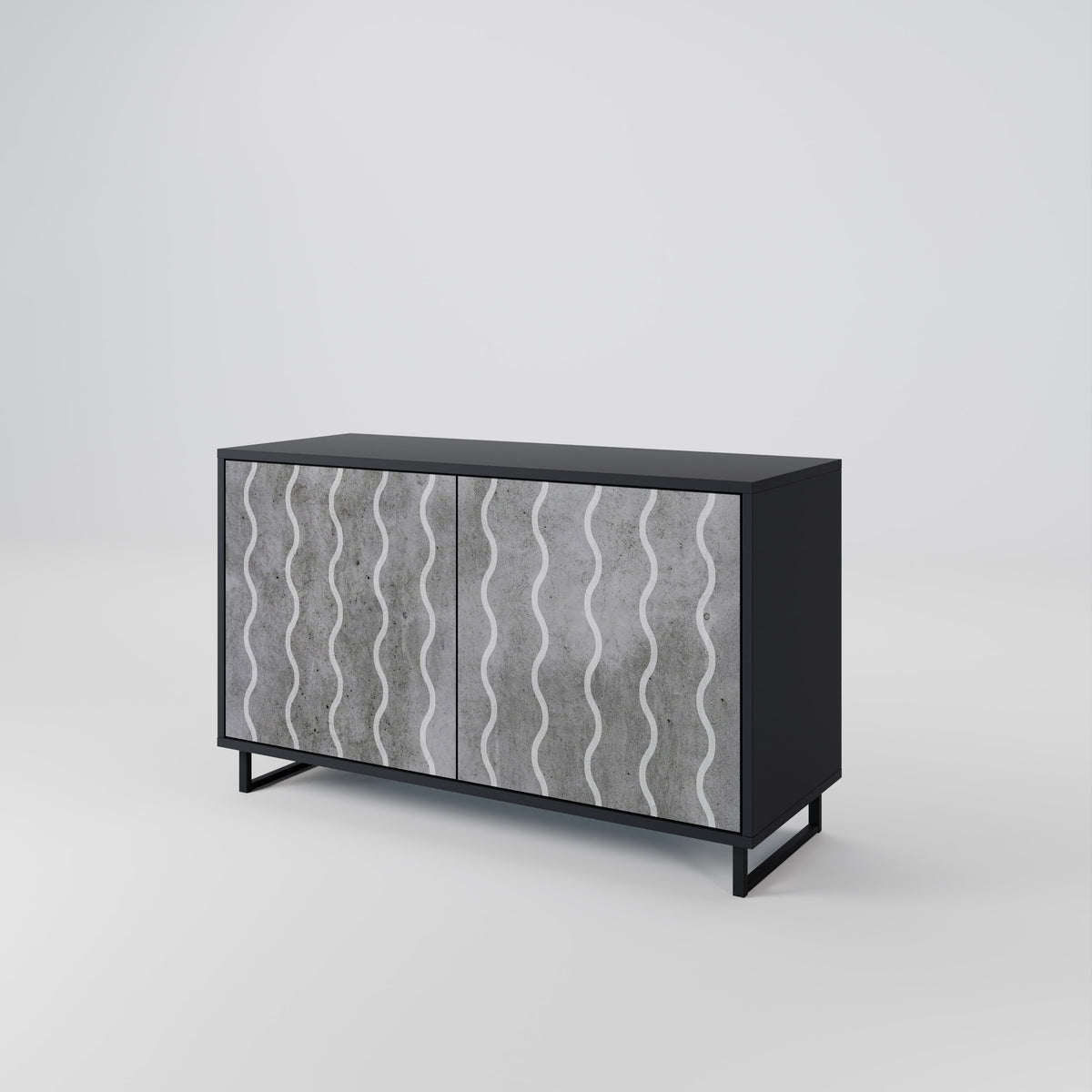 WAVES OF CONCRETE 2-Door Sideboard