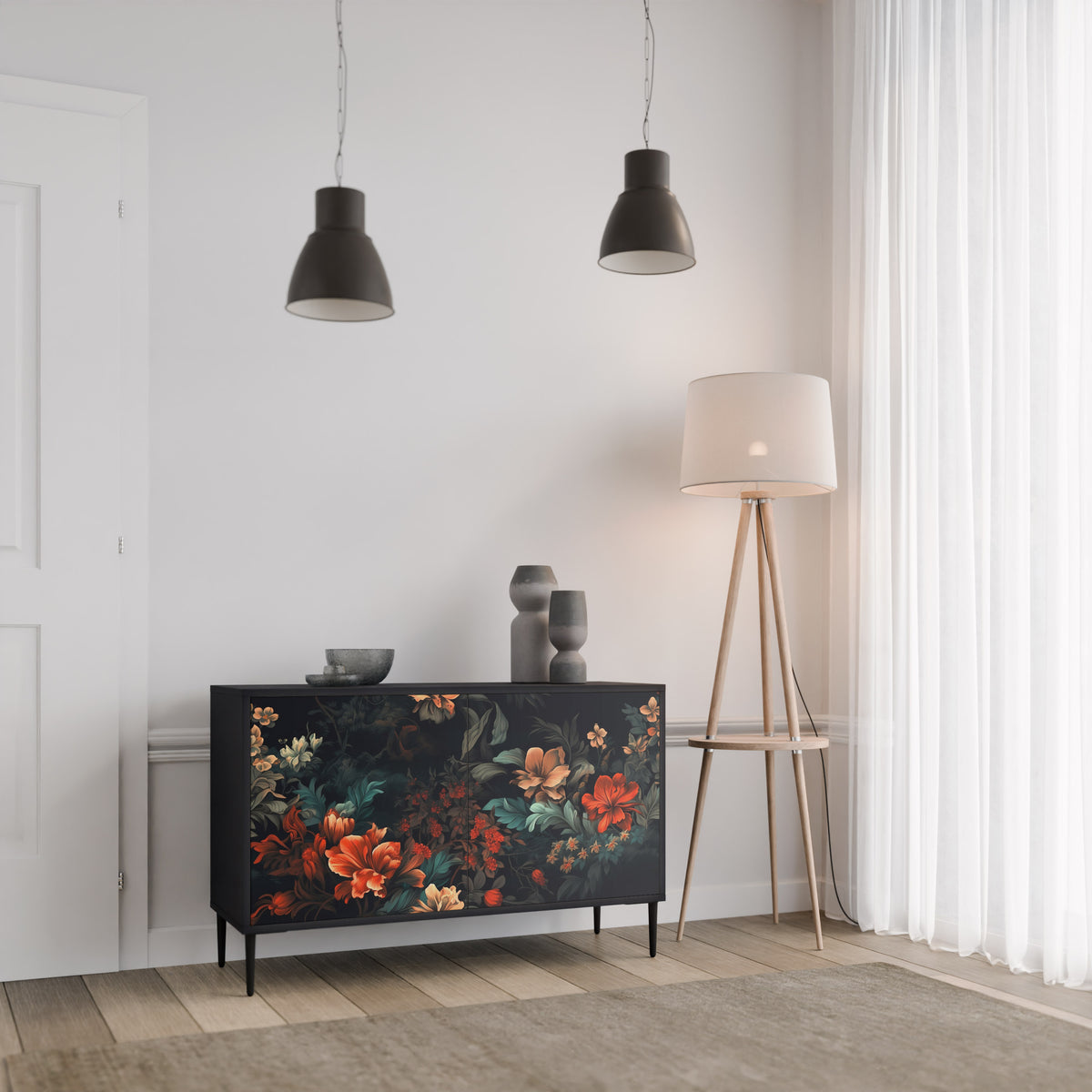 IMAGINARY BLOSSOM 2-Door Sideboard
