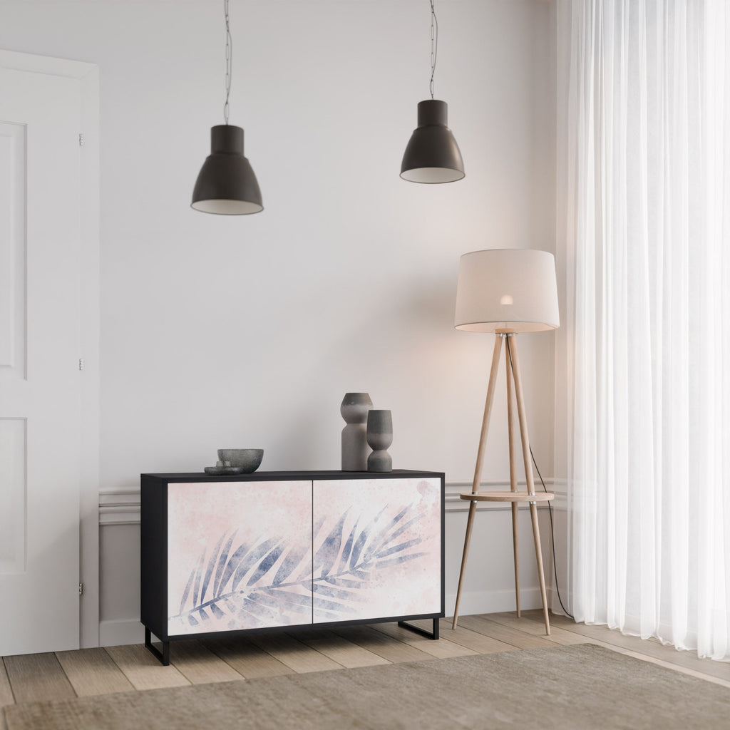 TIMELESS FLOAT 2-Door Sideboard in Black Finish