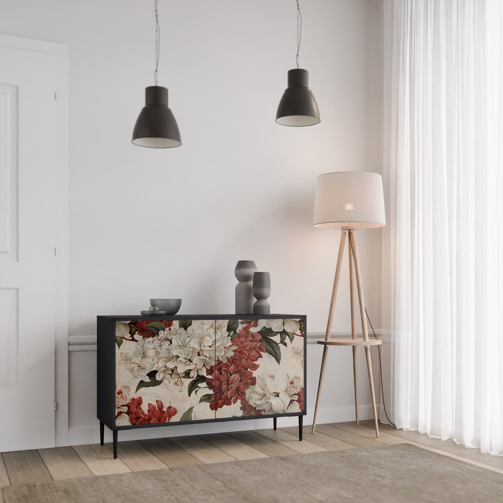 EPHEMERAL DAYS 2-Door Sideboard in Black Finish