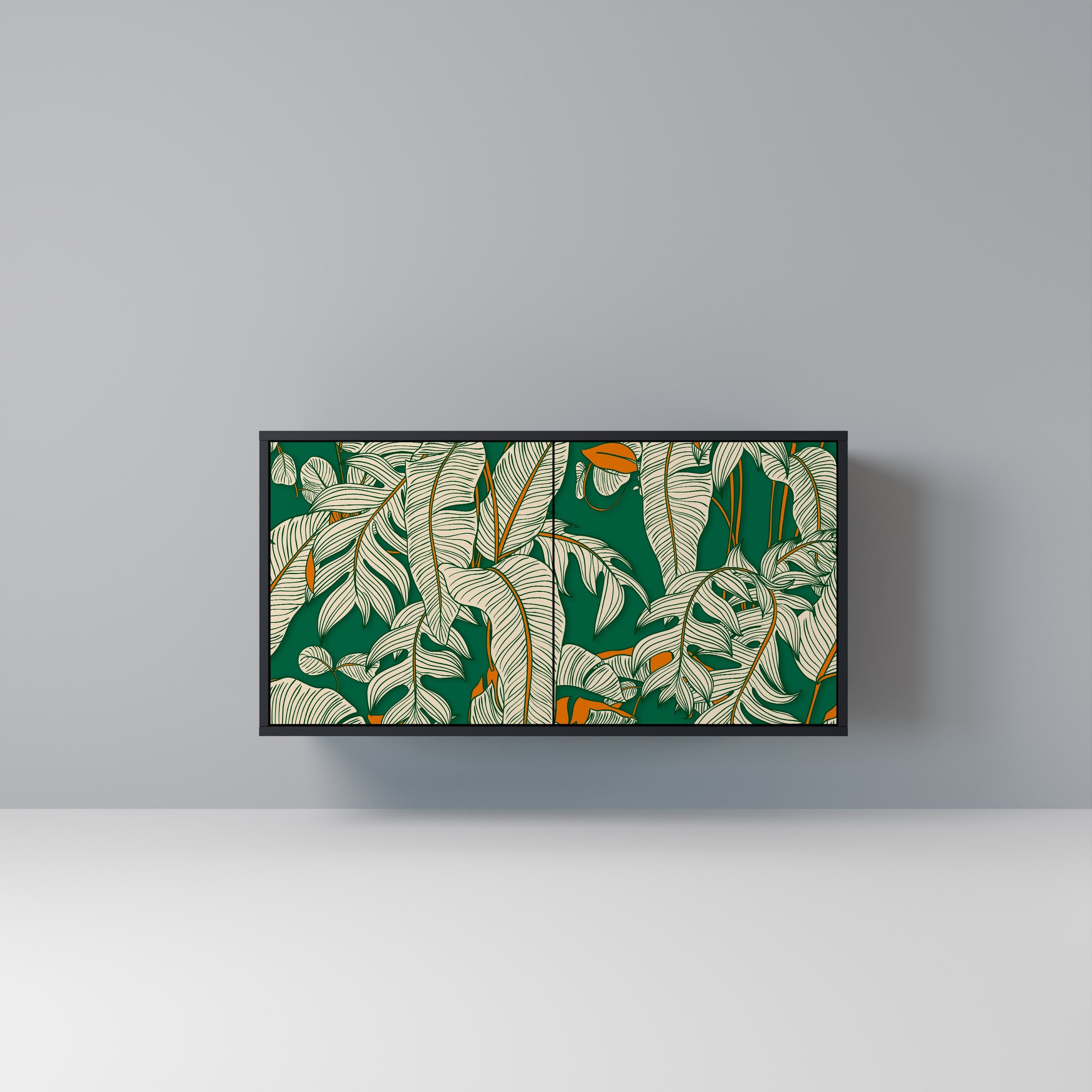 Μπουφές VERDANT PLEASURES με 2 πόρτες σε μαύρο φινίρισμα