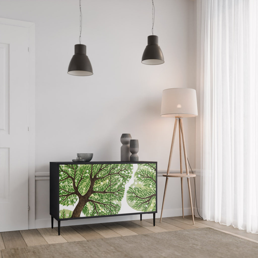 WILDERNESS DASH 2-Door Sideboard in Black Finish
