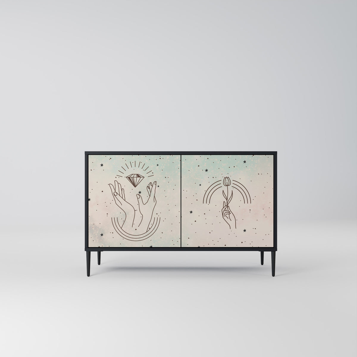 DELICATE BEAUTY Μπουφές 2-θυρών