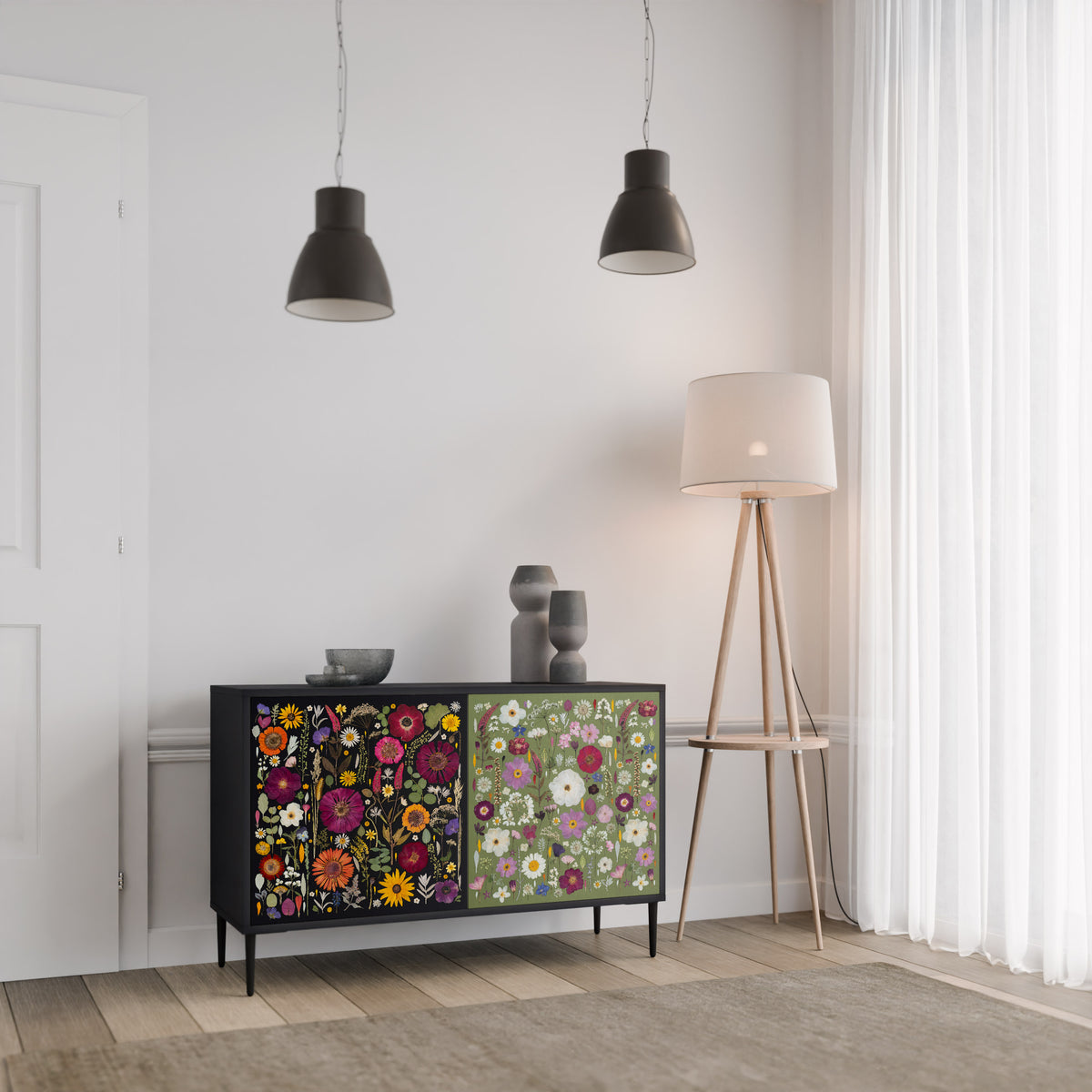 VERDANT GARDEN Μπουφές 2-θυρών