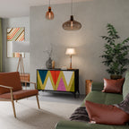 COLORFUL TRIANGLES Μπουφές 2-θυρών