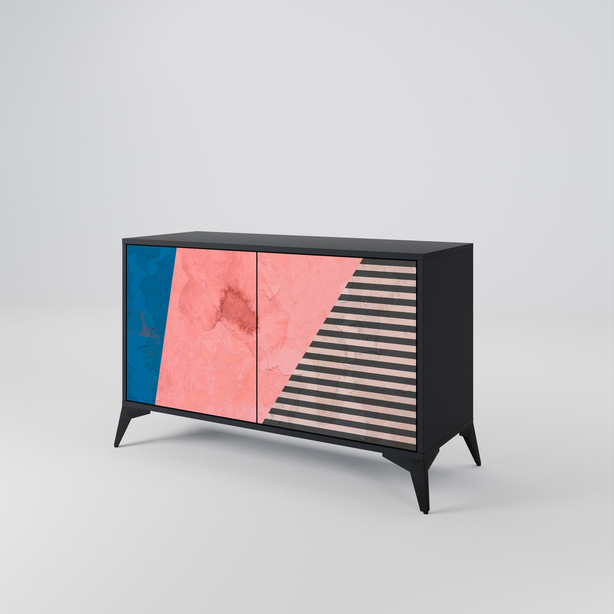 GLAMOROUS STRIPE 2-Door Sideboard