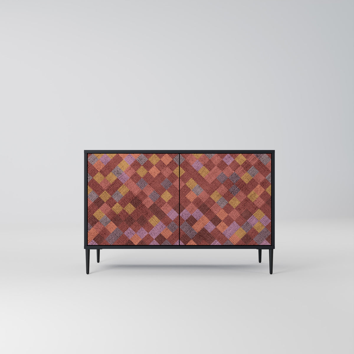 PAINTED SQUARES Μπουφές 2-θυρών