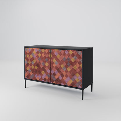 PAINTED SQUARES Μπουφές 2-θυρών