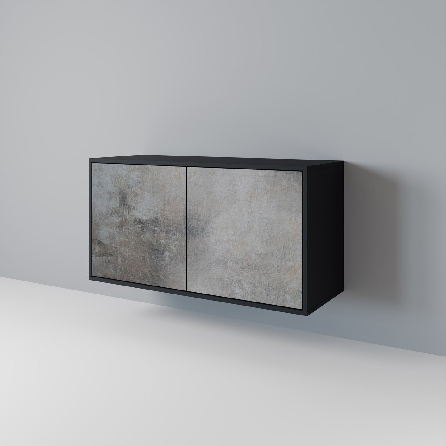 CONCRETE WALL Μπουφές 2-θυρών