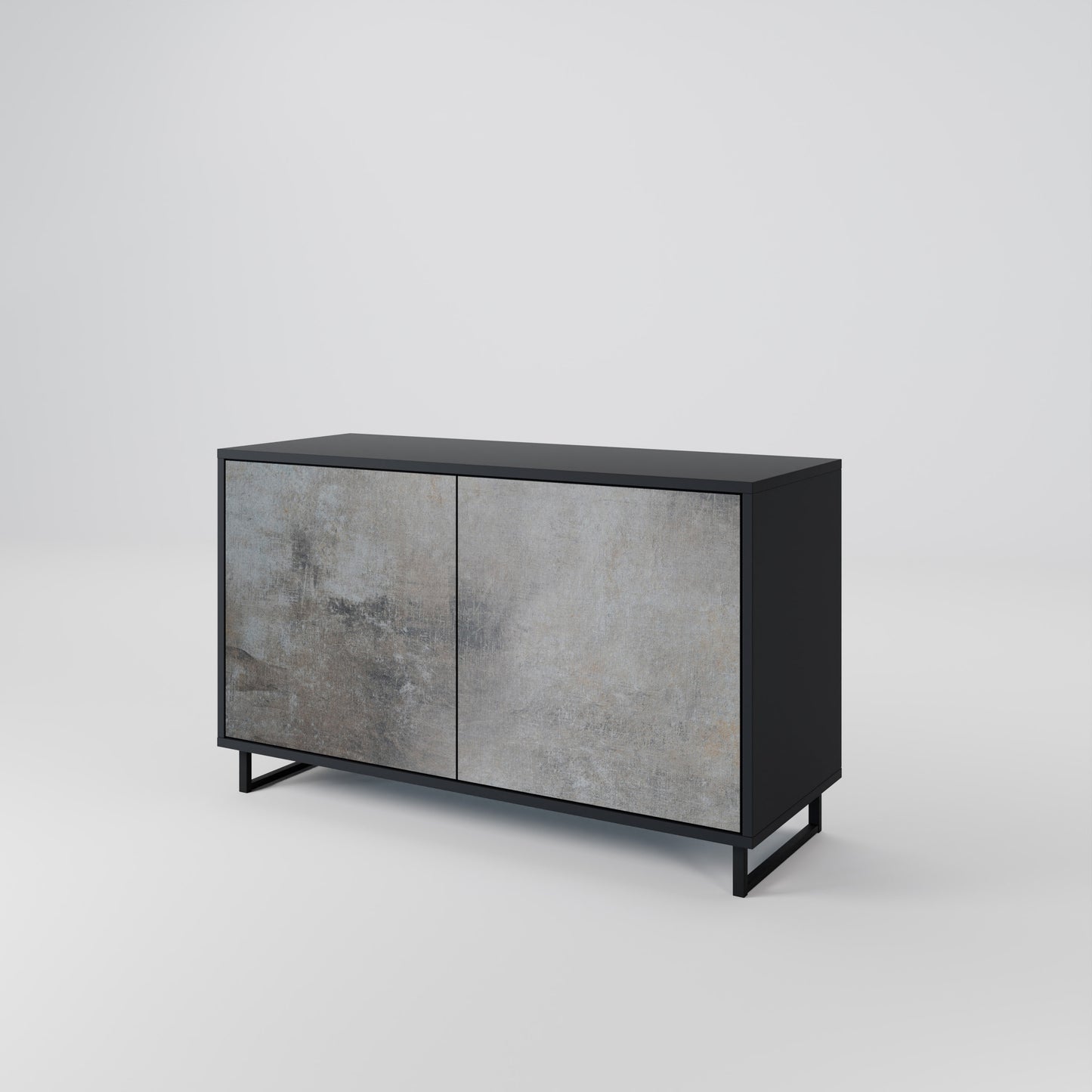 CONCRETE WALL Μπουφές 2-θυρών