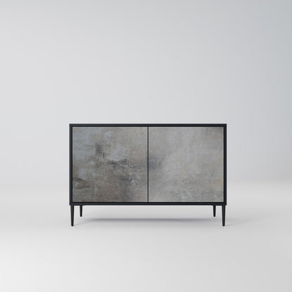 CONCRETE WALL Μπουφές 2-θυρών