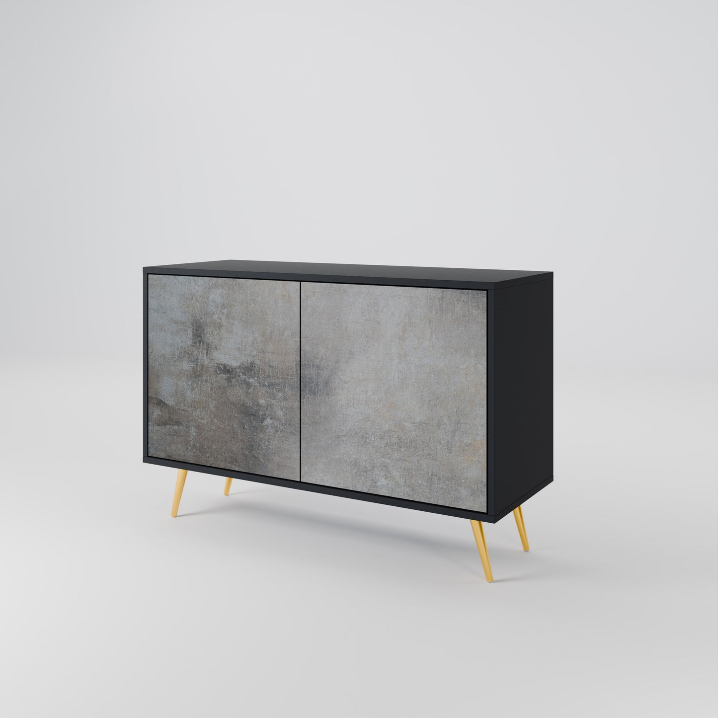 CONCRETE WALL Μπουφές 2-θυρών