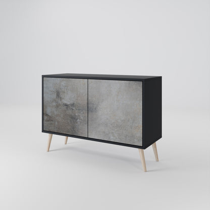 CONCRETE WALL Μπουφές 2-θυρών
