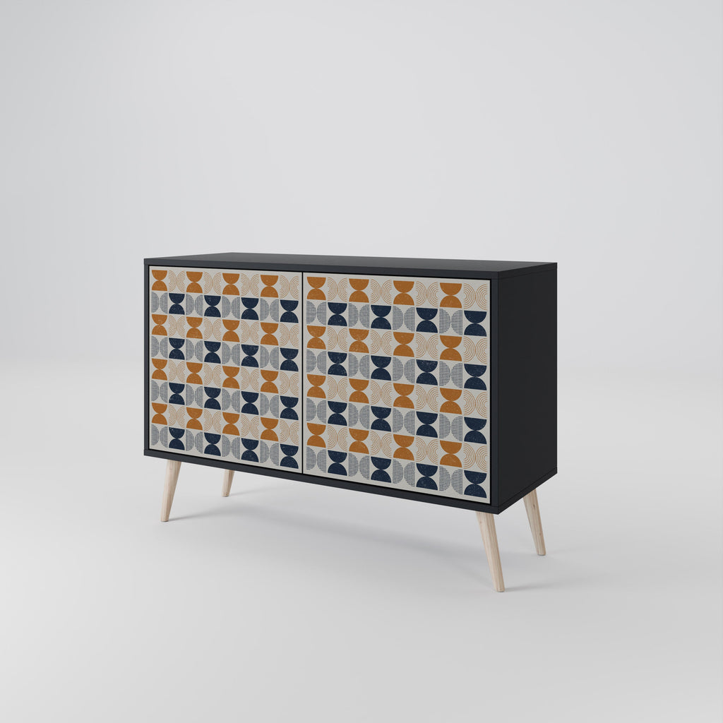 REFLECTION RANGE 2-Door Sideboard in Black Finish